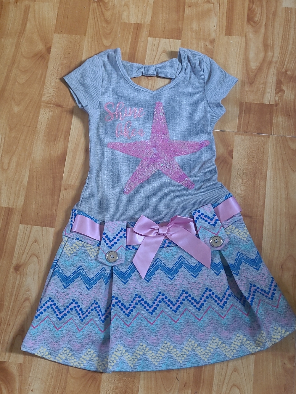 CRB Girl Gray Ribbed Top - Gray